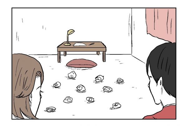 小山コータローさん（@MG_kotaro）の４コマ漫画「かわいい文豪」