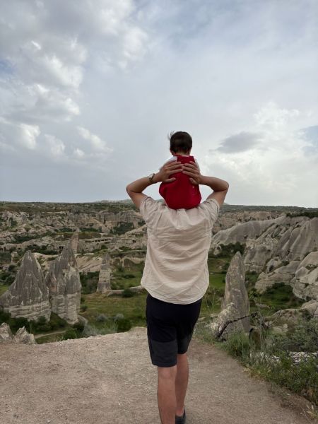 カッパドキアでパパと