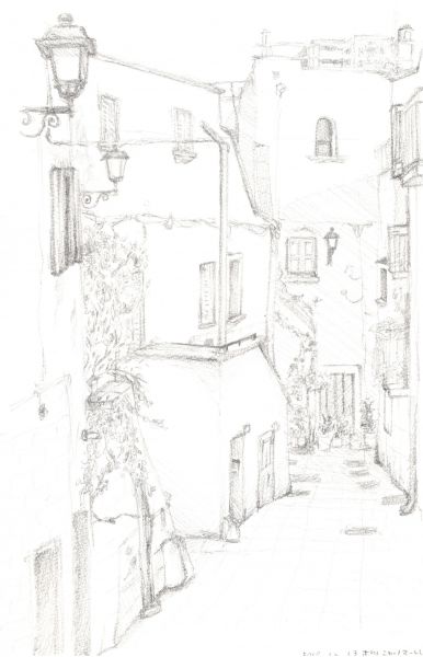イタリアでのスケッチ